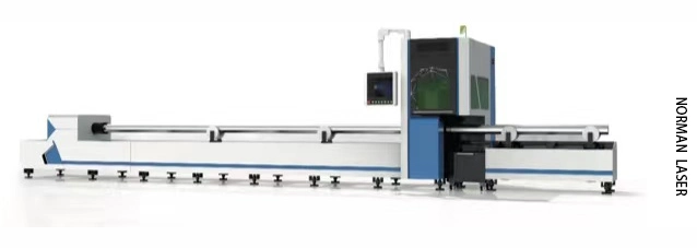 Automatic Chuck and Rotary CNC Fiber Pipe Laser Cutting Machine